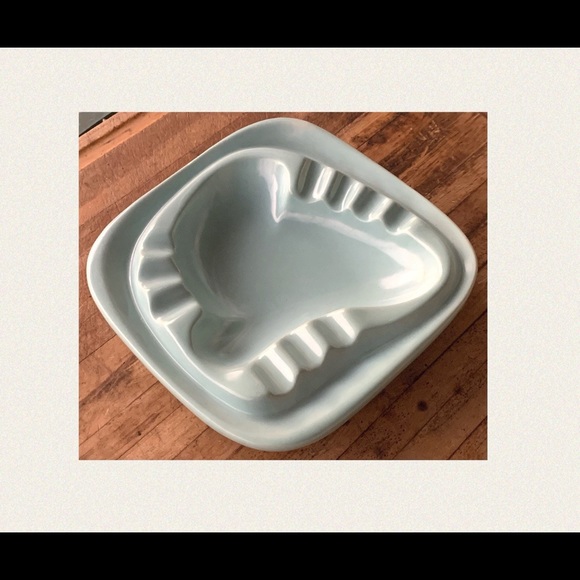 Vintage Ashtray Ceramic Boomerang Atomic Mid Century Modern Conversation Pit - Picture 3 of 9
